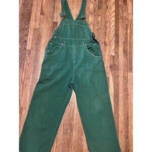 THE LULLABY CLUB Denim Overalls Size XS Green  ‘Riley' DEADSTOCK